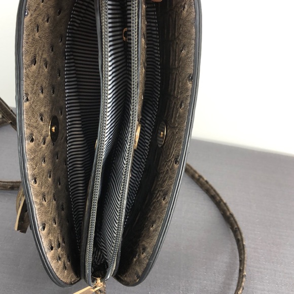 Deluxity Crossbody Purse Bag Brown Vegan Approved - Picture 4 of 8